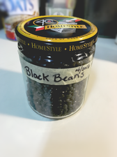 black beans jar